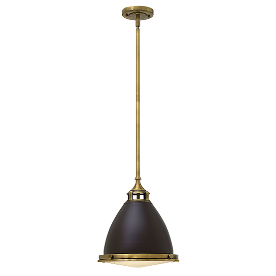 ELSTEAD Amelia 1 Light Medium Pendant – Buckeye Bronze/Restoration Bronze