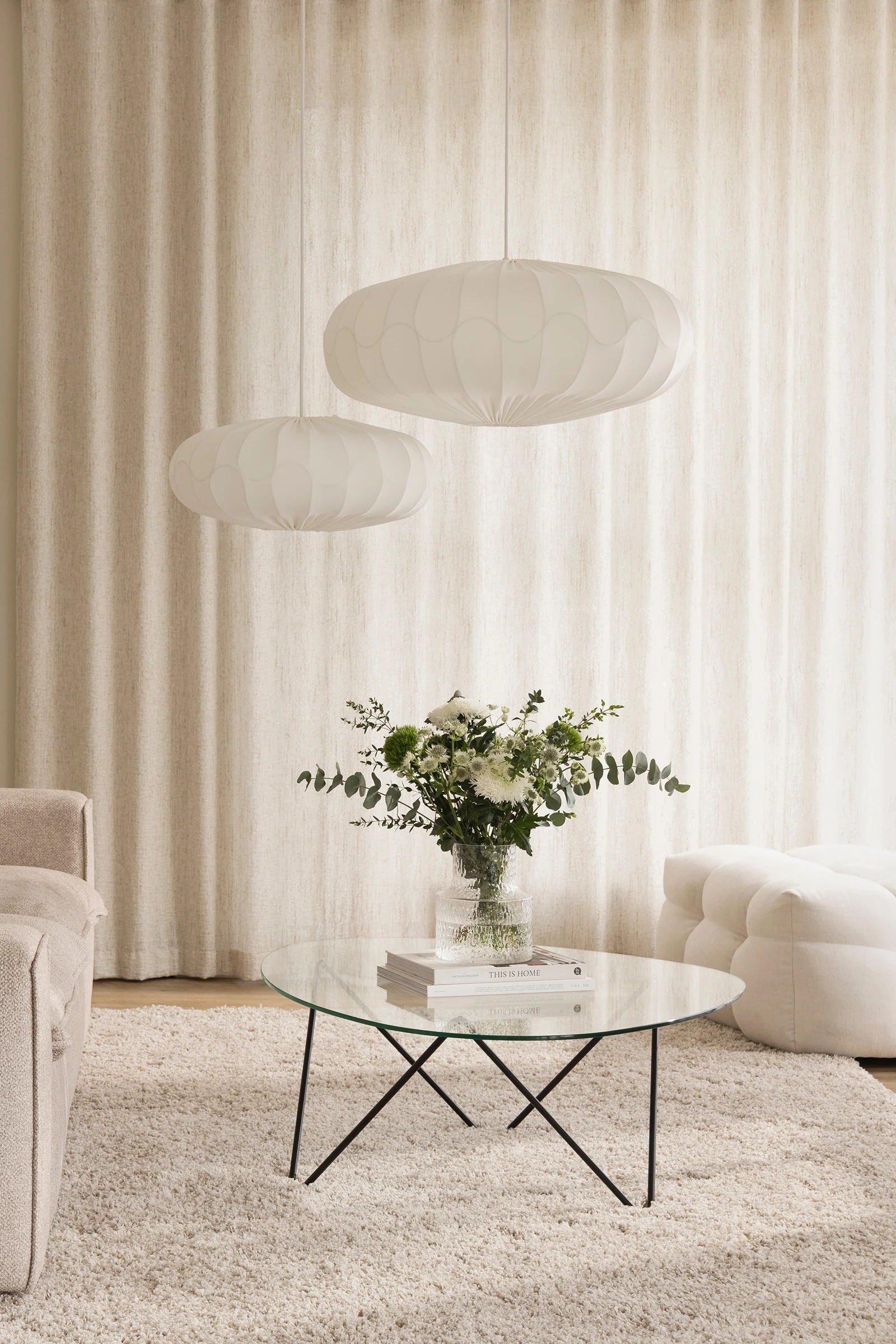 Lamp shade Bladverk 70 – White3