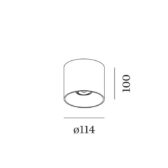 RAY 1.0 זהב - Wever & Ducré צמוד תקרה 3