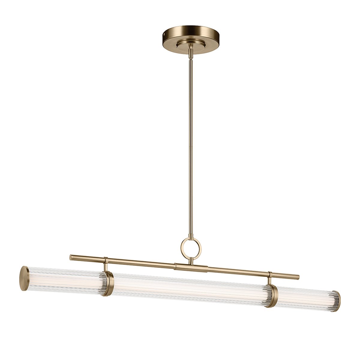 ELSTEAD Riven LED Linear Pendant - מנורת תלייה ליניארית ברונזה שמפניה